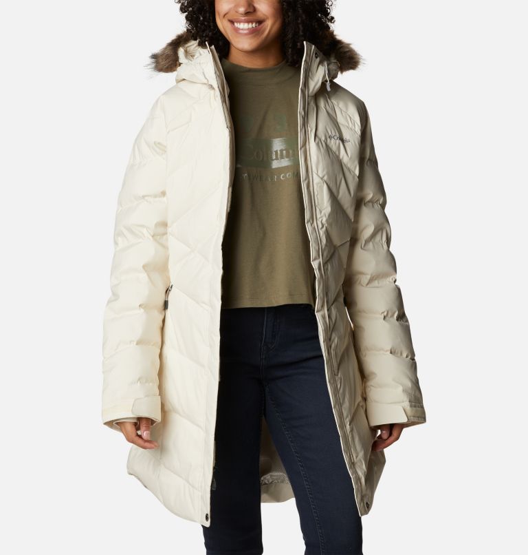 Women’s Lay D Down II Mid Jacket, Color: Chalk Sheen, image 10