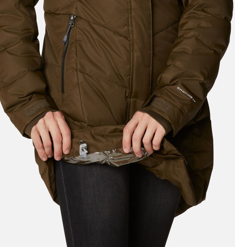 Women’s Lay D Down II Mid Jacket, Color: Olive Green