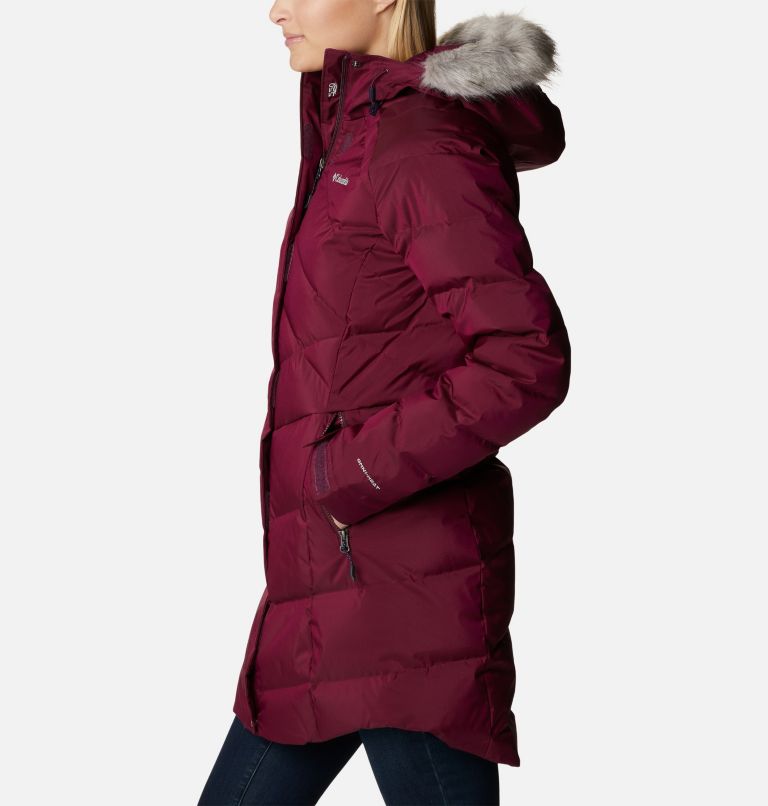 Thumbnail: Women’s Lay D Down II Mid Jacket, Color: Marionberry Sheen, image 3