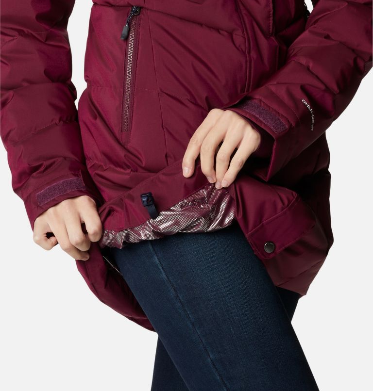 Women’s Lay D Down II Mid Jacket, Color: Marionberry Sheen, image 9