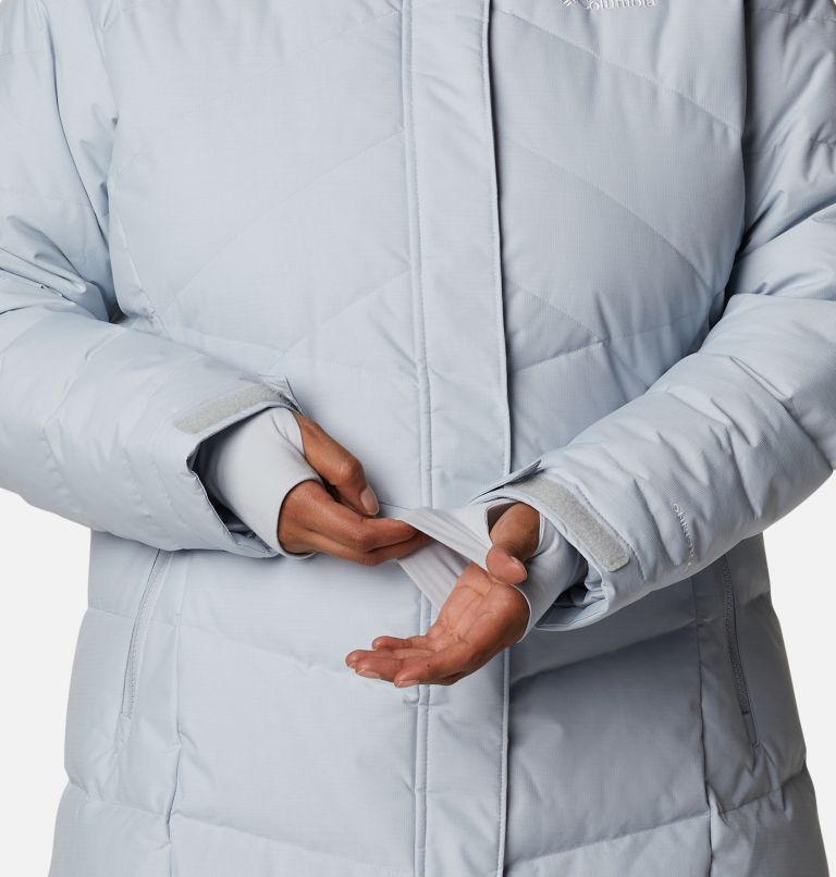 Thumbnail: Women’s Lay D Down II Mid Jacket - Plus Size, Color: Cirrus Grey Metallic, image 7