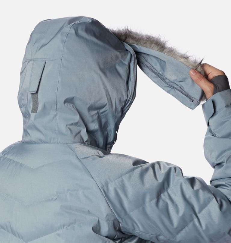 Women’s Lay D Down II Mid Jacket - Plus Size, Color: Tradewinds Grey Sheen, image 7