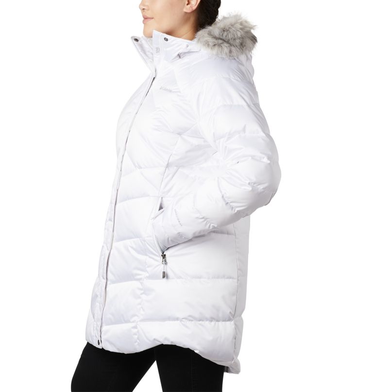 Women’s Lay D Down II Mid Jacket - Plus Size, Color: White, image 3