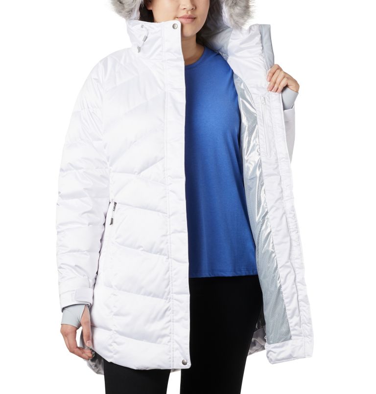 Women’s Lay D Down II Mid Jacket - Plus Size, Color: White, image 7