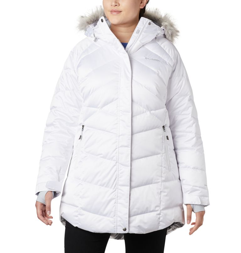 Women’s Lay D Down II Mid Jacket - Plus Size, Color: White, image 1