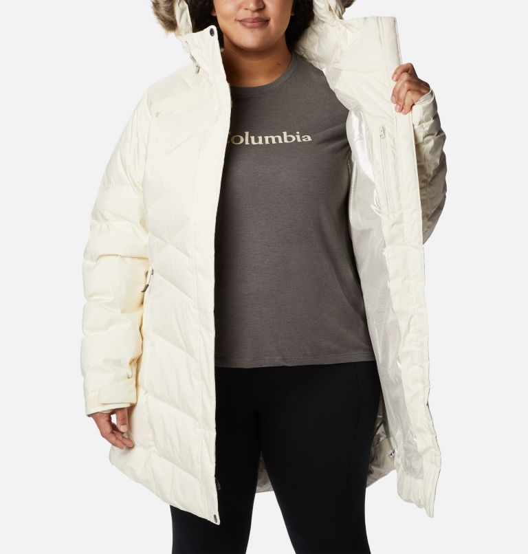Women’s Lay D Down II Mid Jacket - Plus Size, Color: Chalk Sheen, image 5