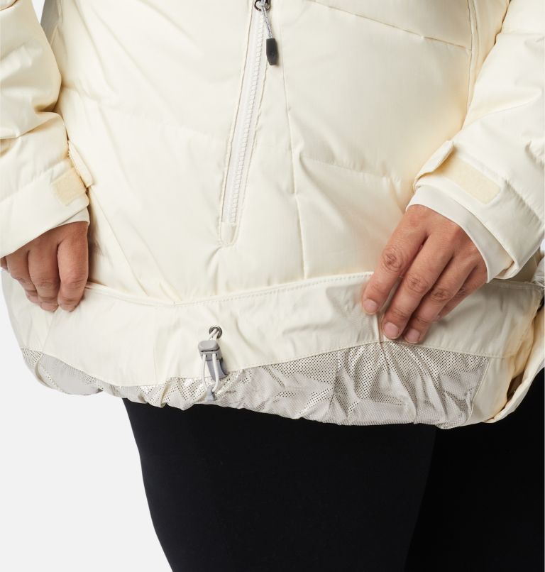 Women’s Lay D Down II Mid Jacket - Plus Size, Color: Chalk Sheen, image 9