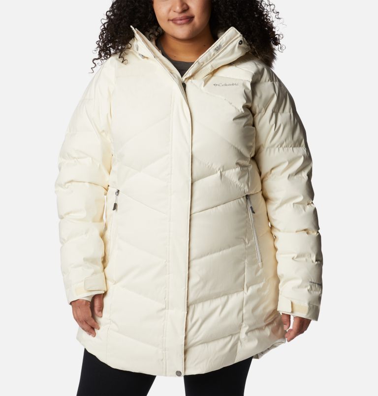 Women’s Lay D Down II Mid Jacket - Plus Size, Color: Chalk Sheen, image 1
