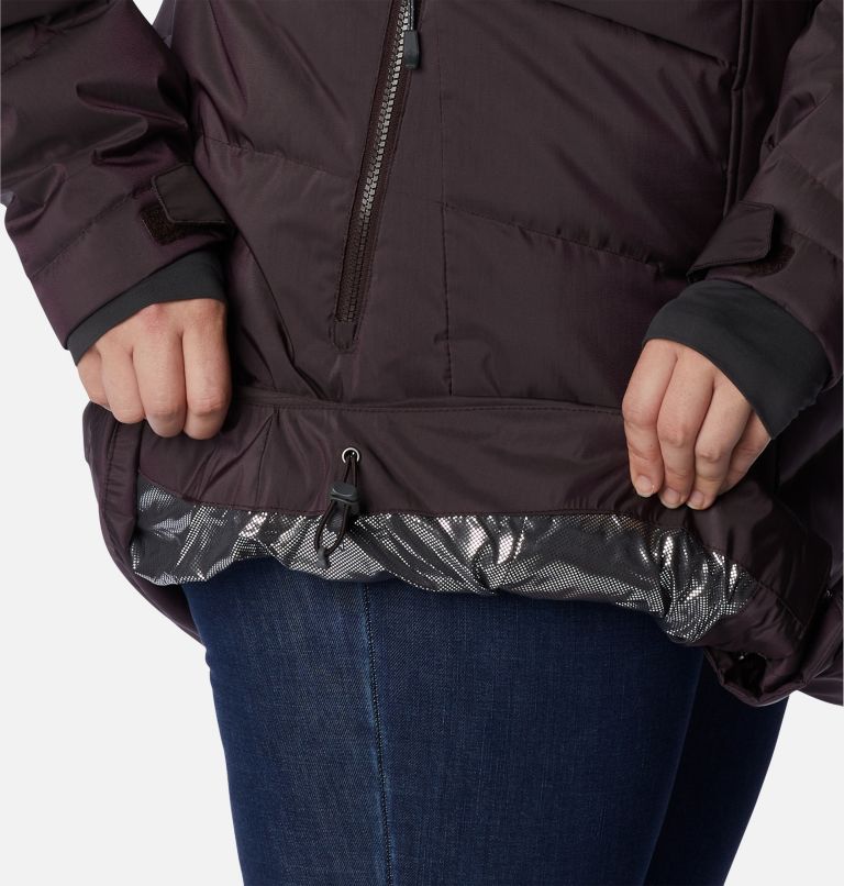 Thumbnail: Women’s Lay D Down II Mid Jacket - Plus Size, Color: New Cinder Sheen, image 9