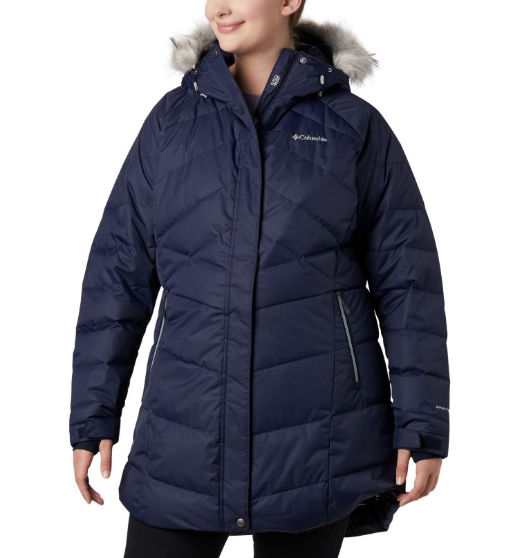 Women’s Lay D Down II Mid Jacket - Plus Size, Color: Dark Nocturnal