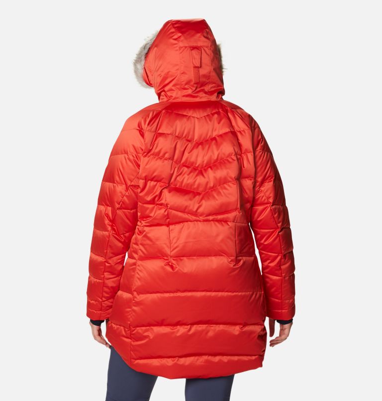Women’s Lay D Down II Mid Jacket - Plus Size, Color: Bold Orange, image 2