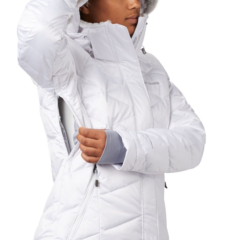 Women's Lay D Down II Ski Jacket, Color: White