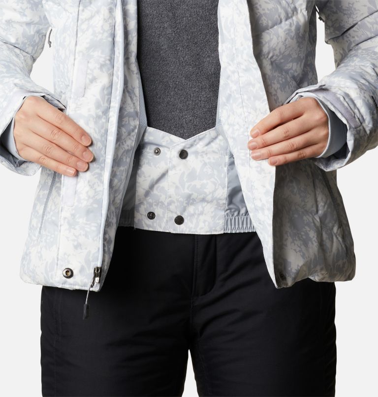 Women’s Lay D Down II Jacket, Color: White Florescence Print, image 13