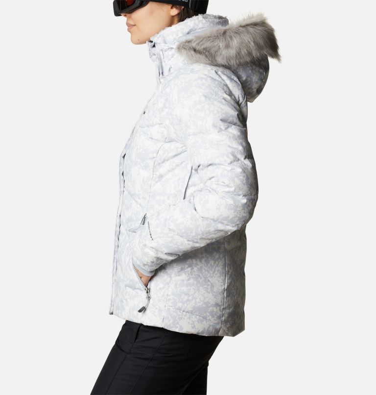 Women’s Lay D Down II Jacket, Color: White Florescence Print, image 3