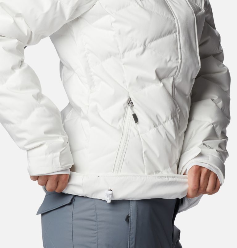 Thumbnail: Women's Lay D Down II Waterproof Down Ski Jacket, Color: White Sheen, image 13