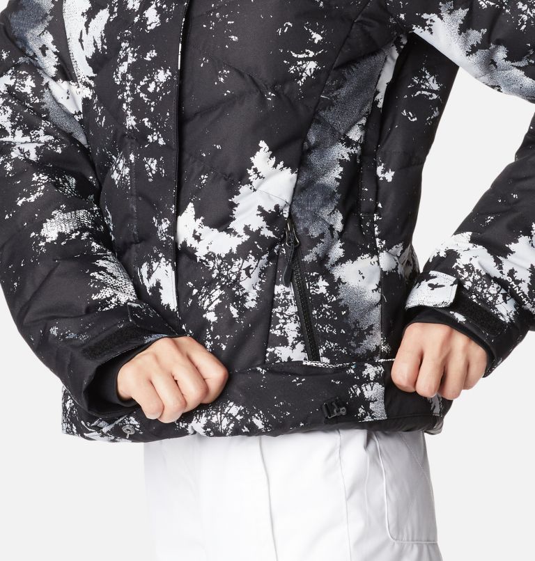 Women’s Lay D Down II Jacket, Color: White Lookup Print, image 13