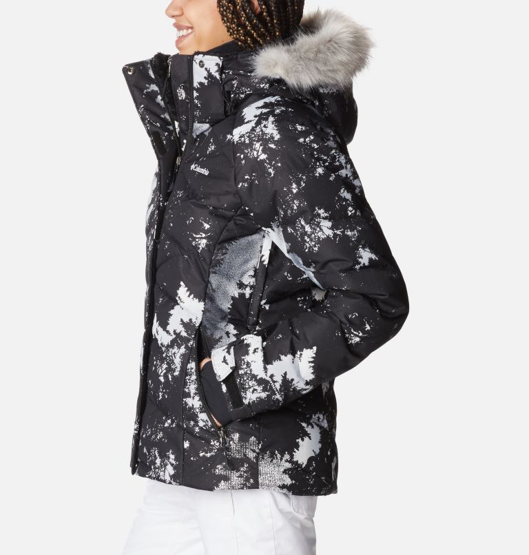 Women’s Lay D Down II Jacket, Color: White Lookup Print, image 3
