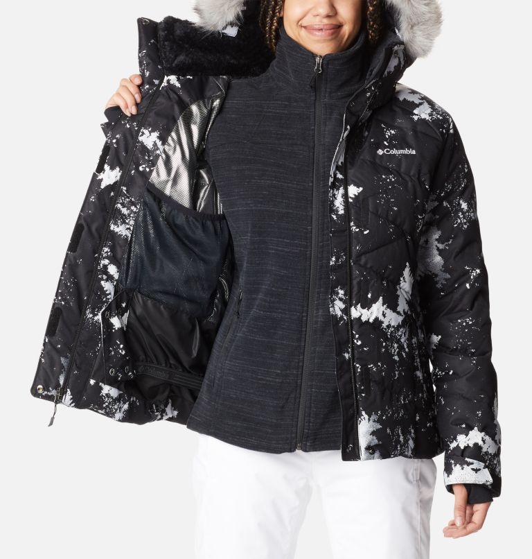 Women’s Lay D Down II Jacket, Color: White Lookup Print, image 5