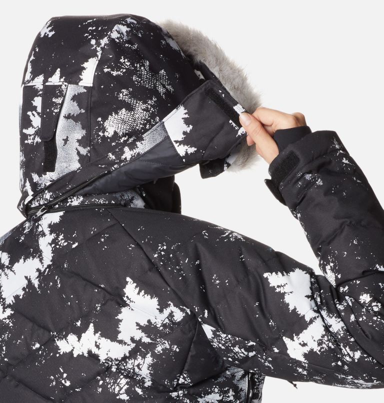 Manteau Lay D Down II pour femme, Color: White Lookup Print, image 9