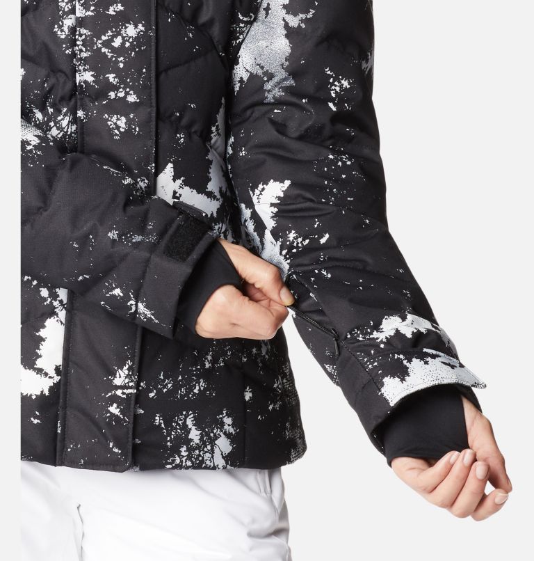 Women’s Lay D Down II Jacket, Color: White Lookup Print, image 11