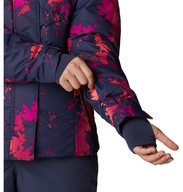 Thumbnail: Women’s Lay D Down II Jacket, Color: Nocturnal Lookup Print, image 11