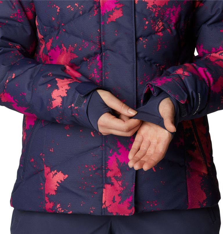 Thumbnail: Women’s Lay D Down II Jacket, Color: Nocturnal Lookup Print, image 12
