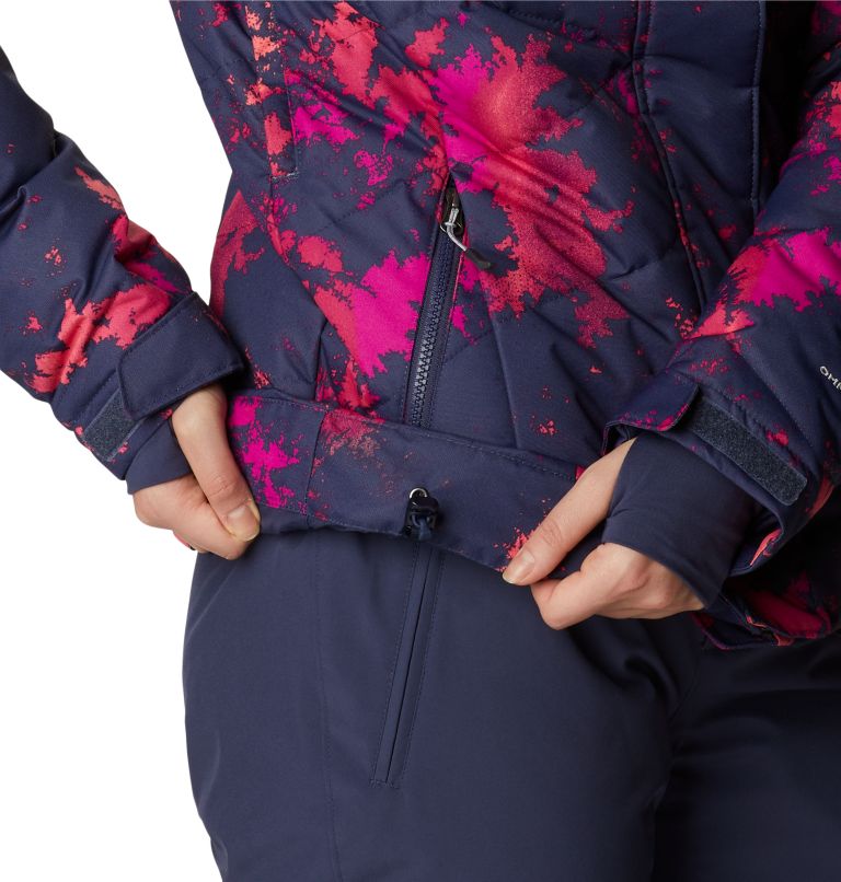 Women’s Lay D Down II Jacket, Color: Nocturnal Lookup Print, image 13