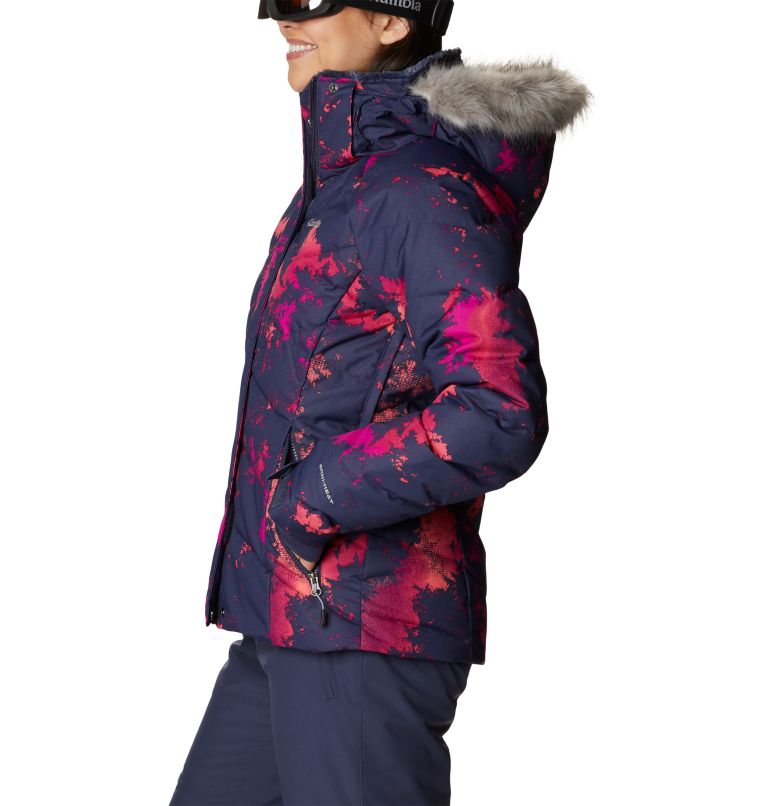 Thumbnail: Women's Lay D Down II Waterproof Down Ski Jacket, Color: Nocturnal Lookup Print, image 3