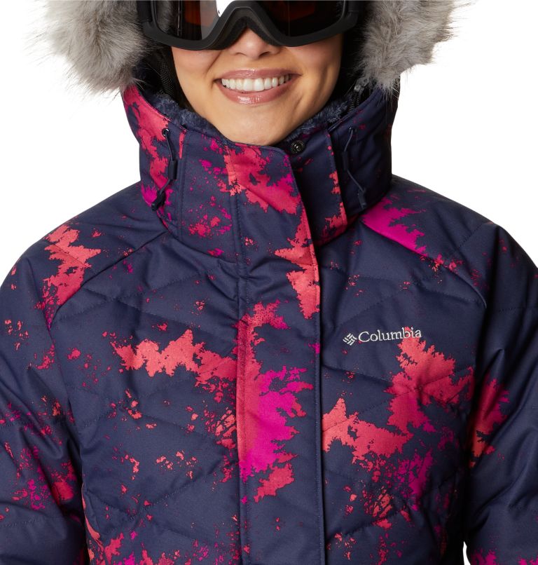 Women's Lay D Down II Waterproof Down Ski Jacket, Color: Nocturnal Lookup Print, image 4
