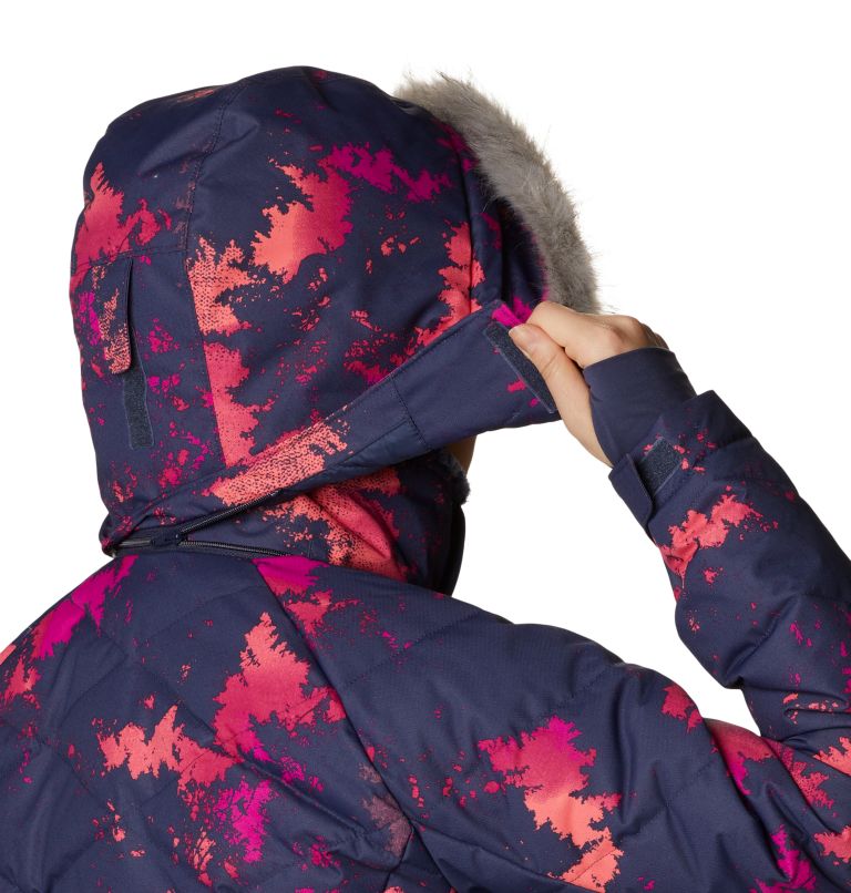Women’s Lay D Down II Jacket, Color: Nocturnal Lookup Print, image 8