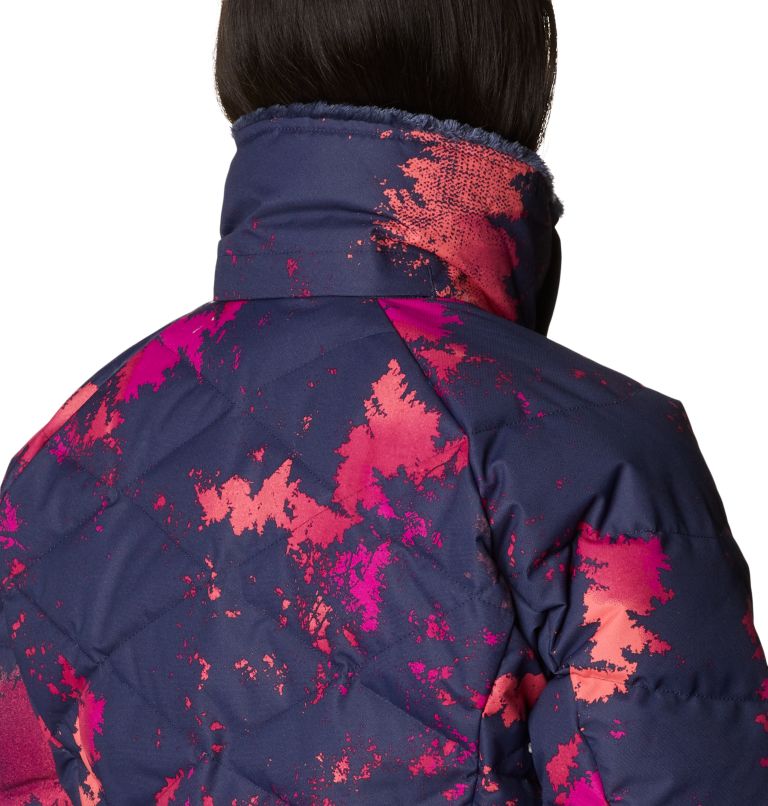 Women's Lay D Down II Waterproof Down Ski Jacket, Color: Nocturnal Lookup Print, image 9