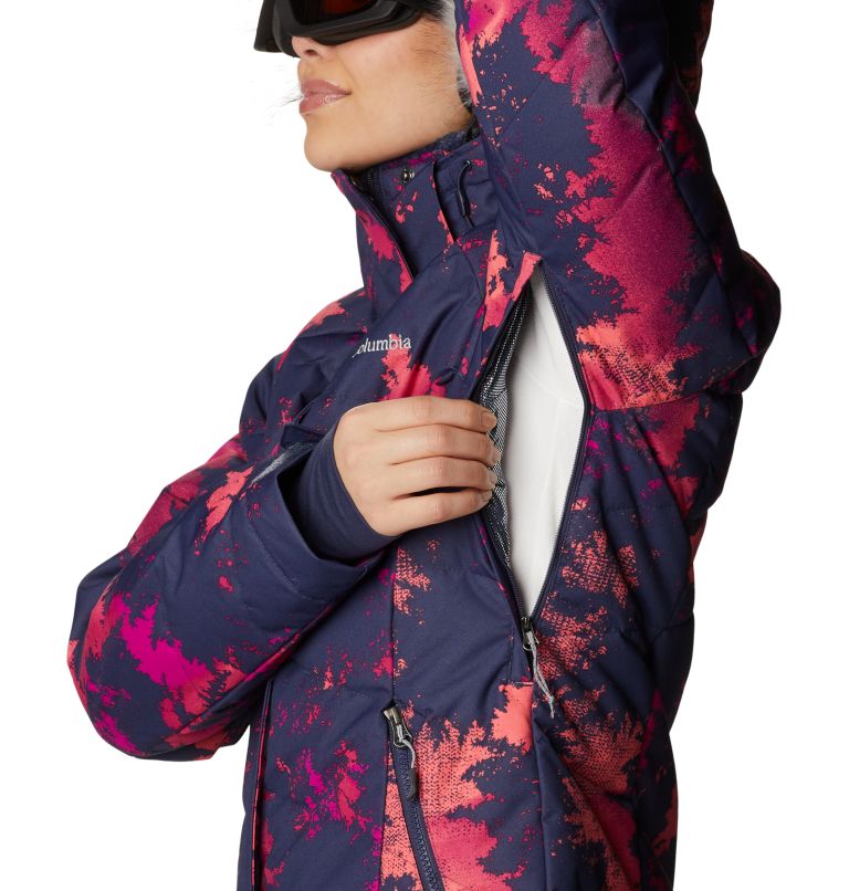 Thumbnail: Women’s Lay D Down II Jacket, Color: Nocturnal Lookup Print, image 10