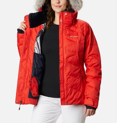 columbia lay d down women's ski jacket