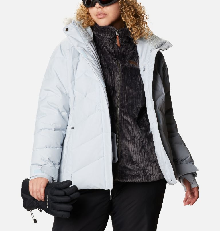 Thumbnail: Women’s Lay D Down II Jacket - Plus Size, Color: Cirrus Grey Metallic, image 14