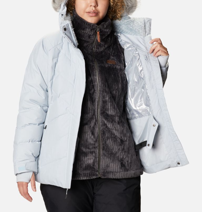 Thumbnail: Women’s Lay D Down II Jacket - Plus Size, Color: Cirrus Grey Metallic, image 6