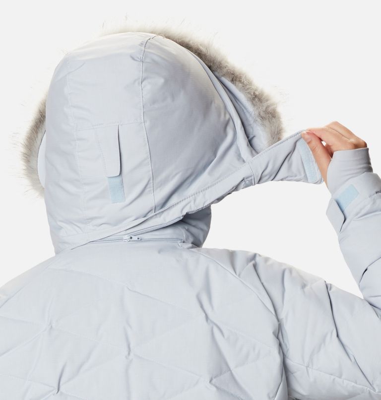 Thumbnail: Women’s Lay D Down II Jacket - Plus Size, Color: Cirrus Grey Metallic, image 8