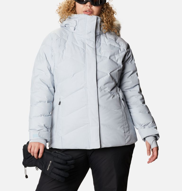 Thumbnail: Women’s Lay D Down II Jacket - Plus Size, Color: Cirrus Grey Metallic, image 1