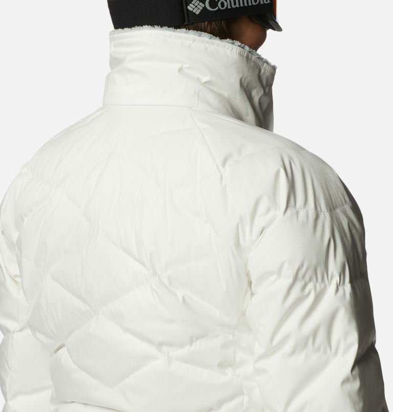 Thumbnail: Women’s Lay D Down II Jacket - Plus Size, Color: White Sheen, image 9