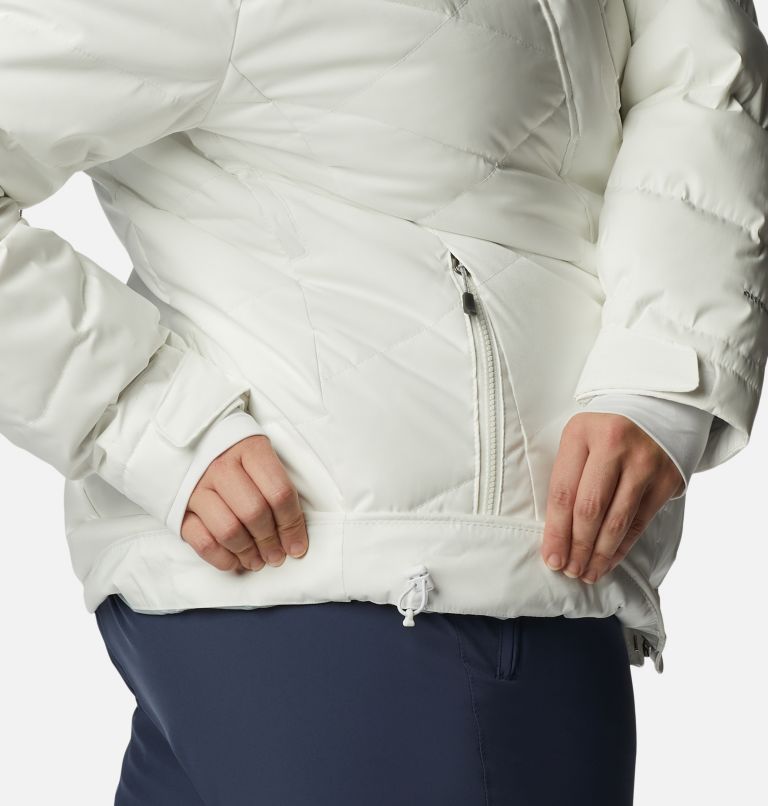 Thumbnail: Women’s Lay D Down II Jacket - Plus Size, Color: White Sheen, image 11