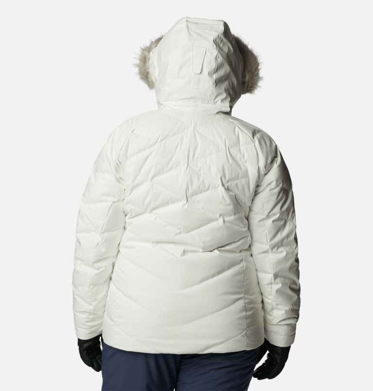 Thumbnail: Women’s Lay D Down II Jacket - Plus Size, Color: White Sheen, image 2