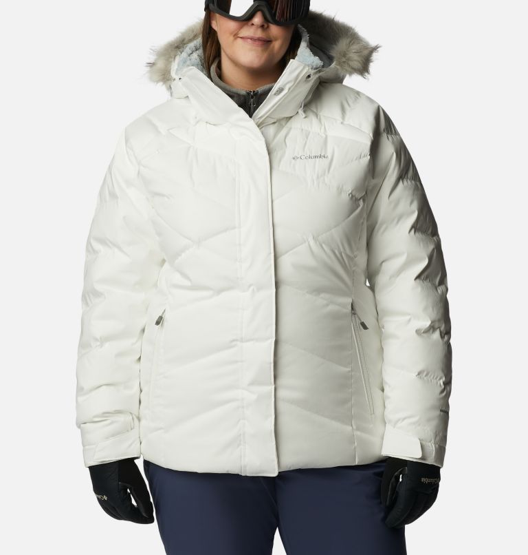 Women’s Lay D Down II Jacket - Plus Size, Color: White Sheen, image 1