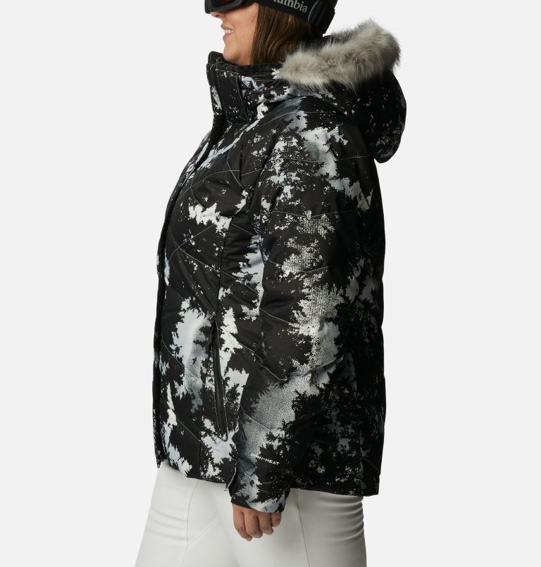 Women’s Lay D Down II Jacket - Plus Size, Color: White Lookup Print, image 3