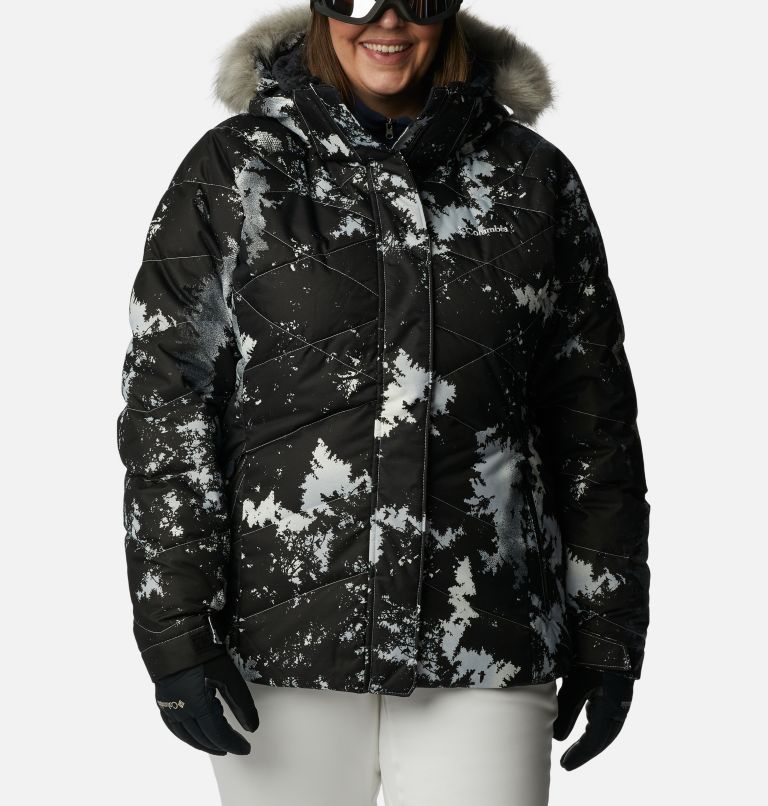 Women’s Lay D Down II Jacket - Plus Size, Color: White Lookup Print, image 1