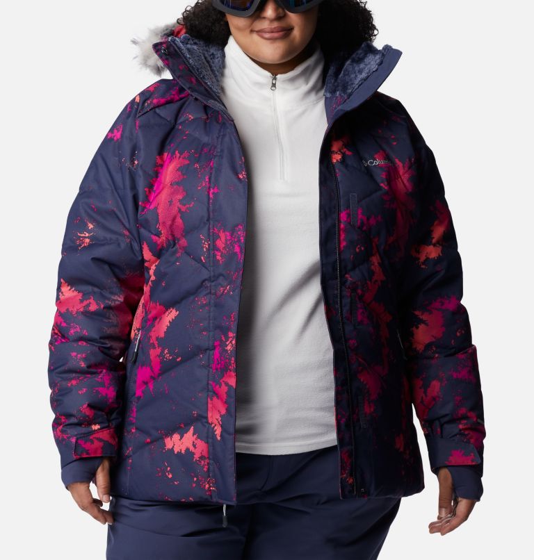 Thumbnail: Women’s Lay D Down II Jacket - Plus Size, Color: Nocturnal Lookup Print, image 13