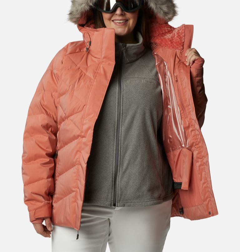 Women’s Lay D Down II Jacket - Plus Size, Color: Dark Coral Sheen, image 5