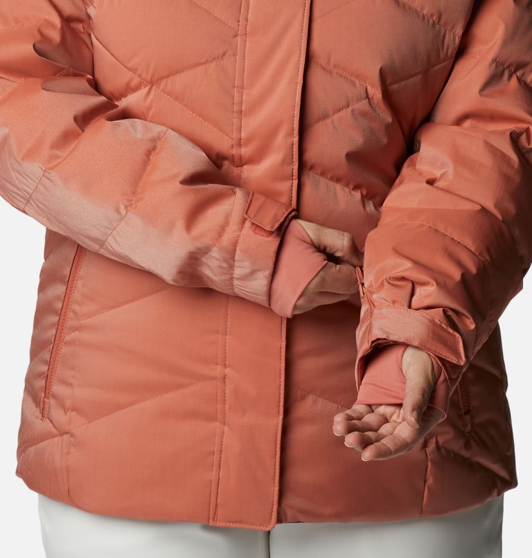 Thumbnail: Women’s Lay D Down II Jacket - Plus Size, Color: Dark Coral Sheen, image 11
