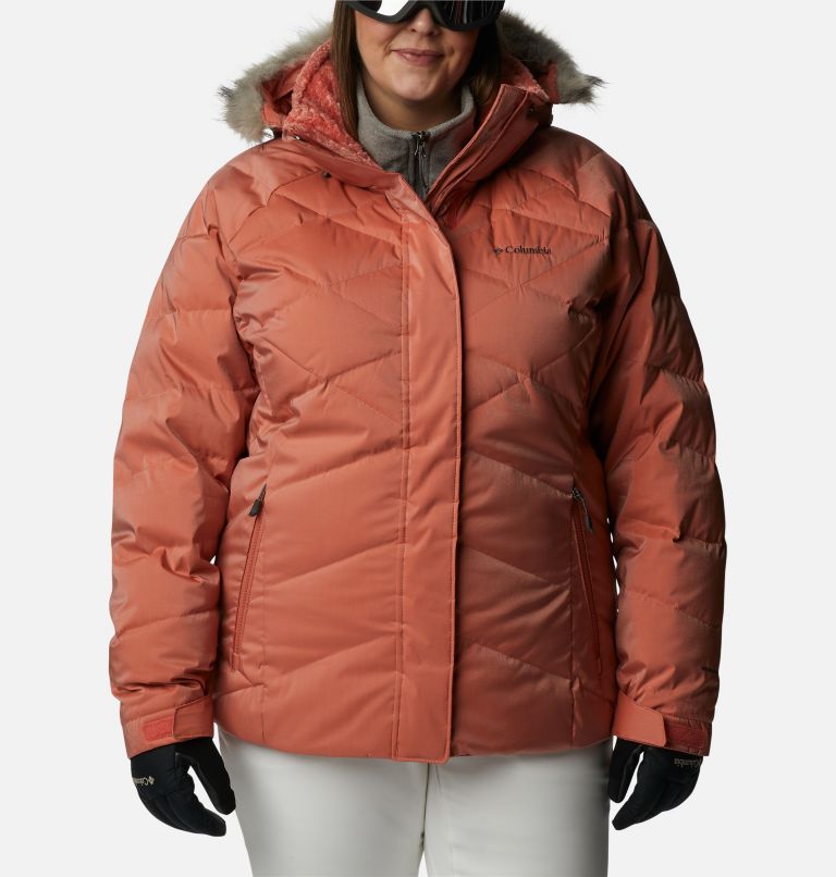 Thumbnail: Women’s Lay D Down II Jacket - Plus Size, Color: Dark Coral Sheen, image 1