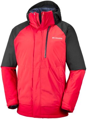 Men's Wildside&trade; Ski Jacket Wildside&trade; Jacket | 213 | XL, Red Spark, Charcoal Heather, front