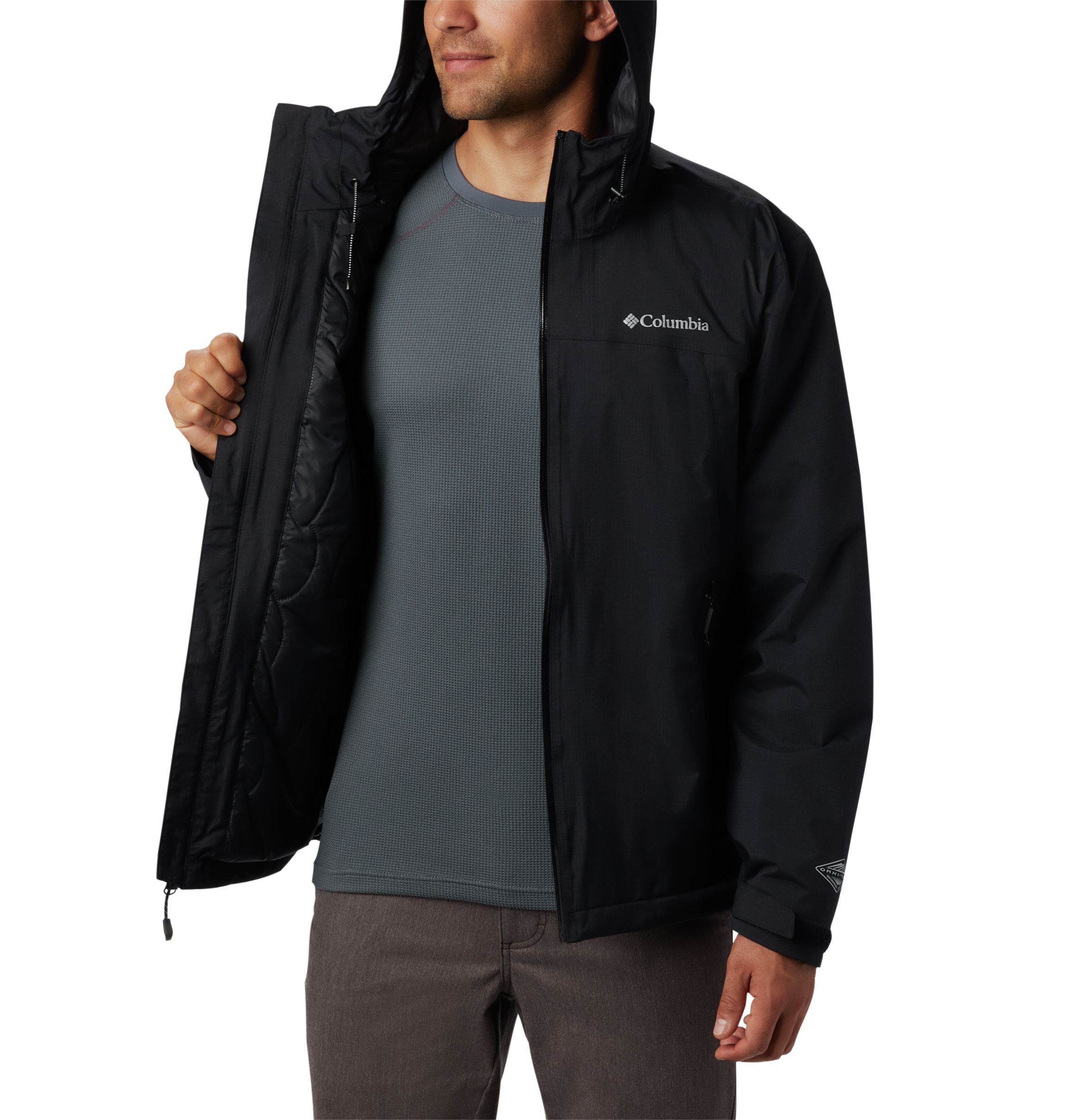 Columbia top pine shop insulated rain jacket