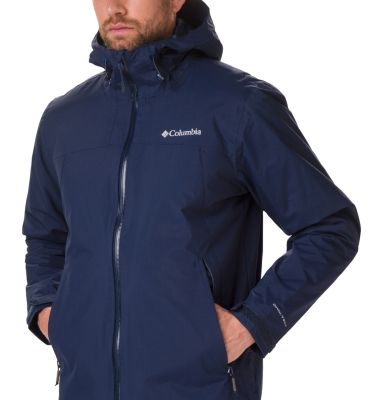 columbia men's insulated rain jacket